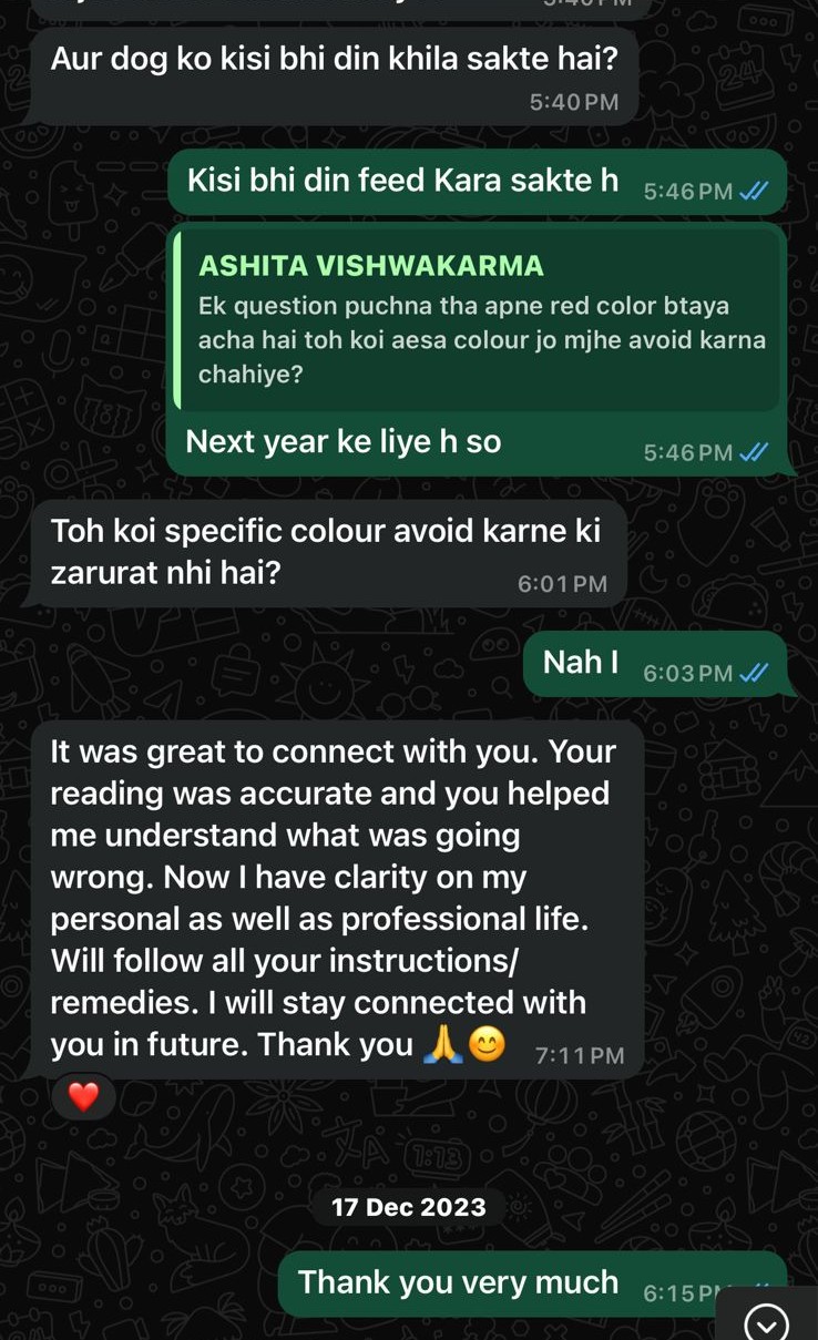Aks Astro client feedback 6